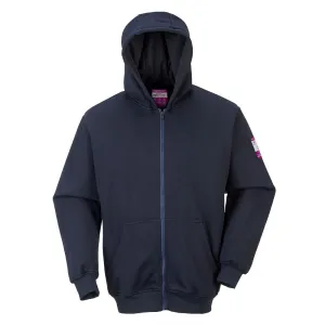 Portwest FR81 Zip Front Flame Retardant Hooded Sweatshirt