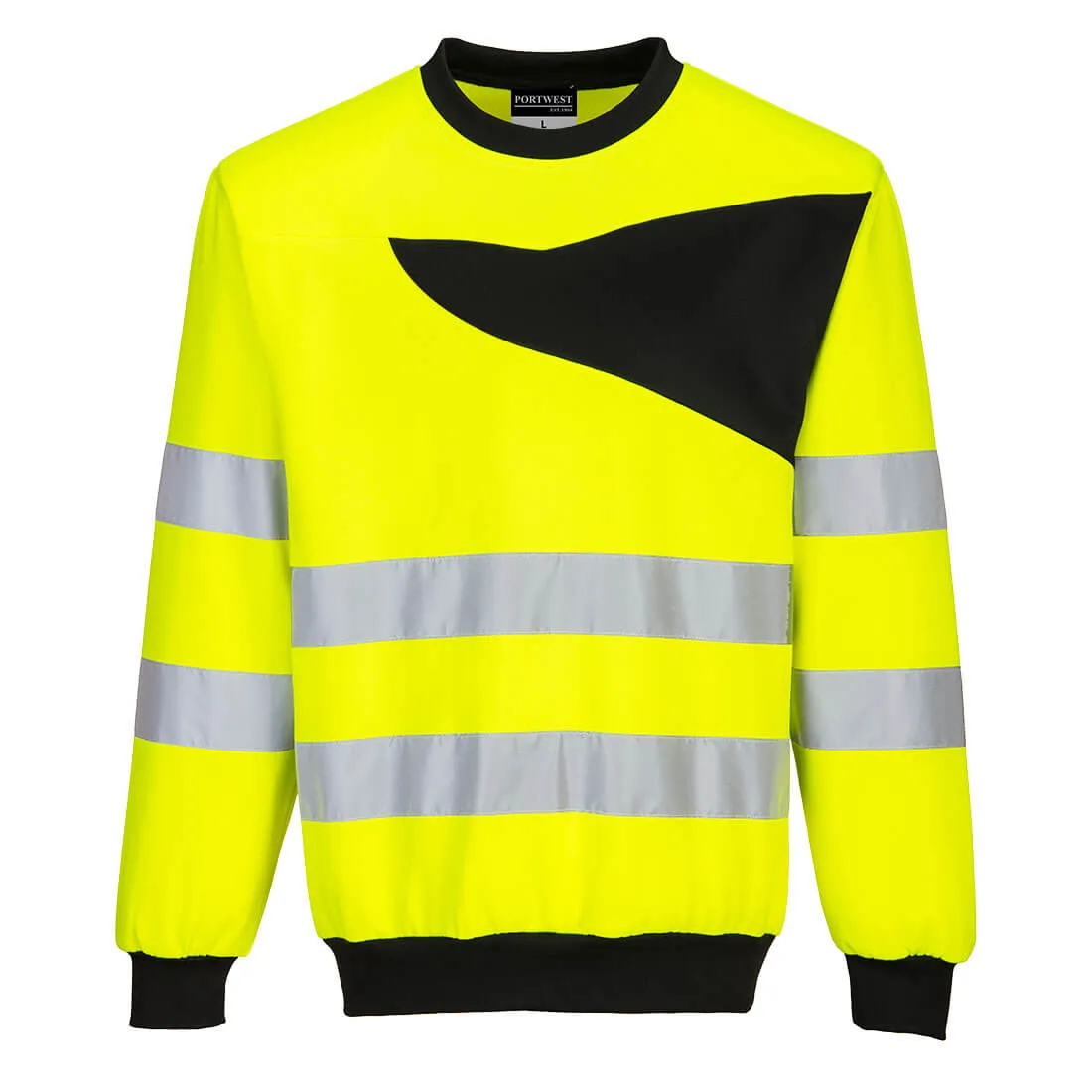 Portwest PW277 PW2 Hi-Vis Crew Neck Sweatshirt
