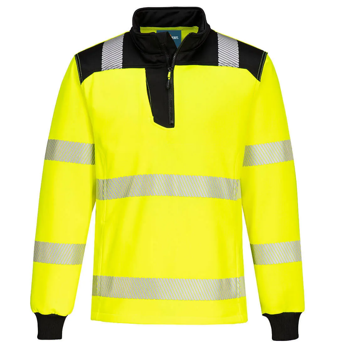 Portwest PW326 PW3 Hi-Vis Quarter Zip Sweatshirt