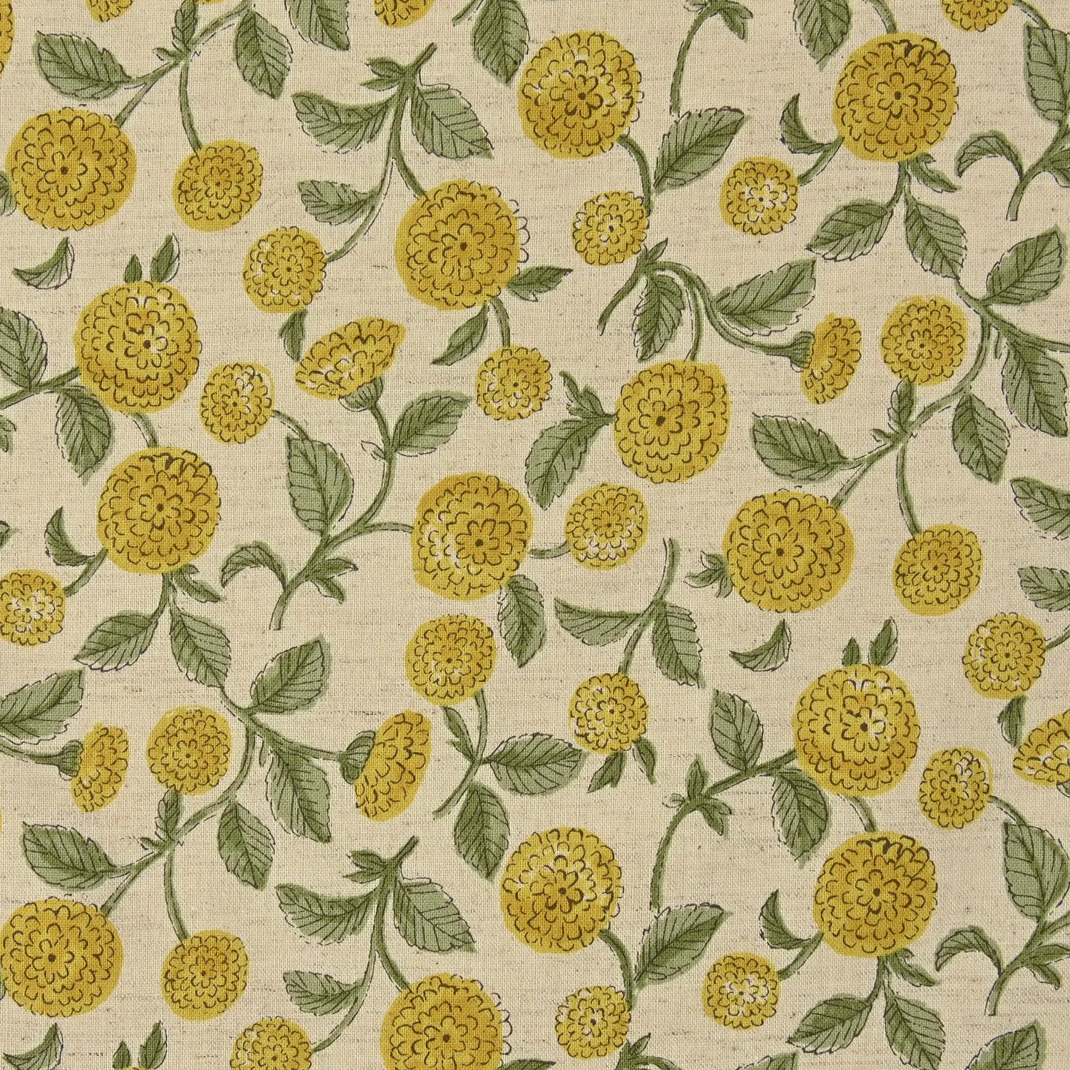 Posey Cotton Linen Sheeting - Kokka Original Design　YGA-69060
