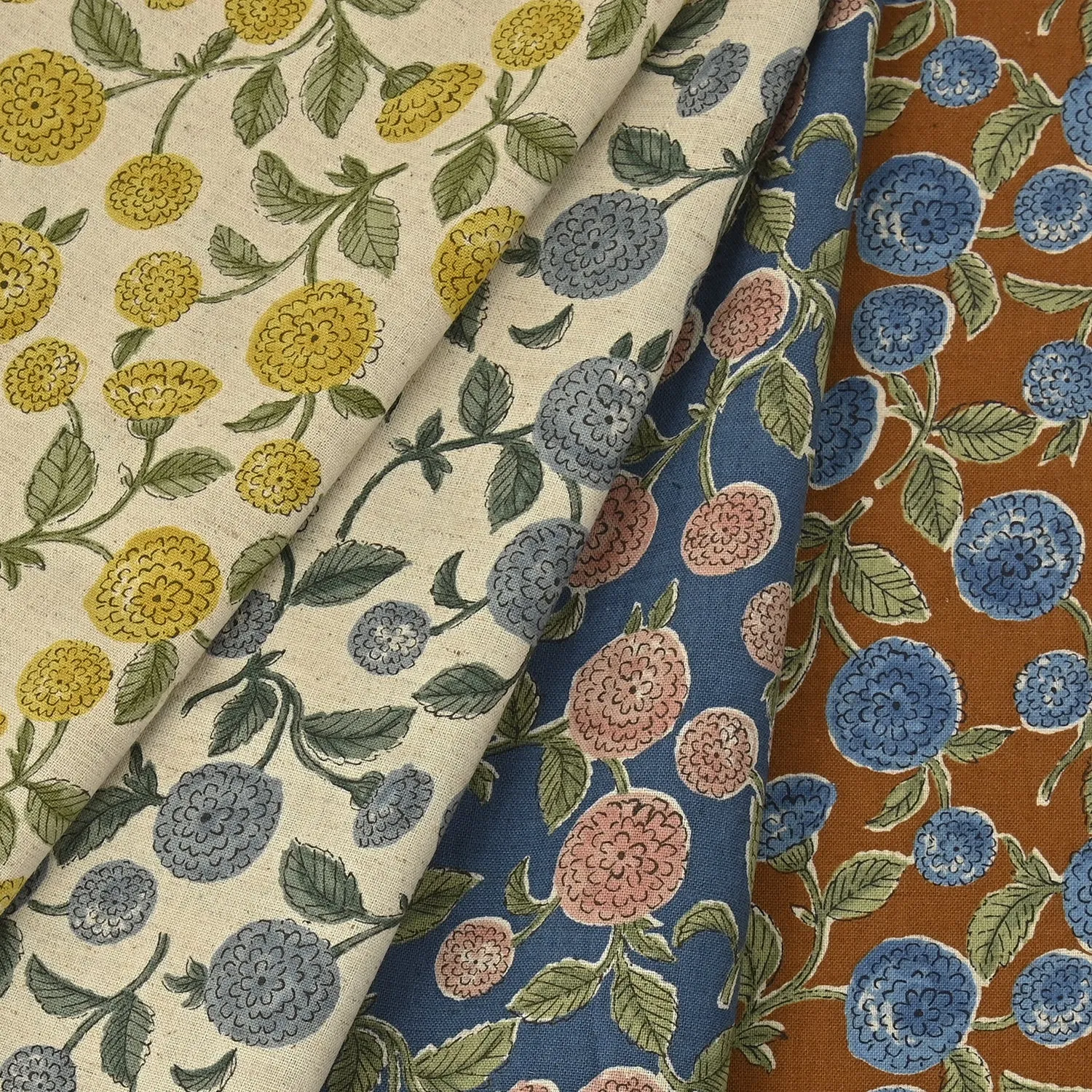 Posey Cotton Linen Sheeting - Kokka Original Design　YGA-69060