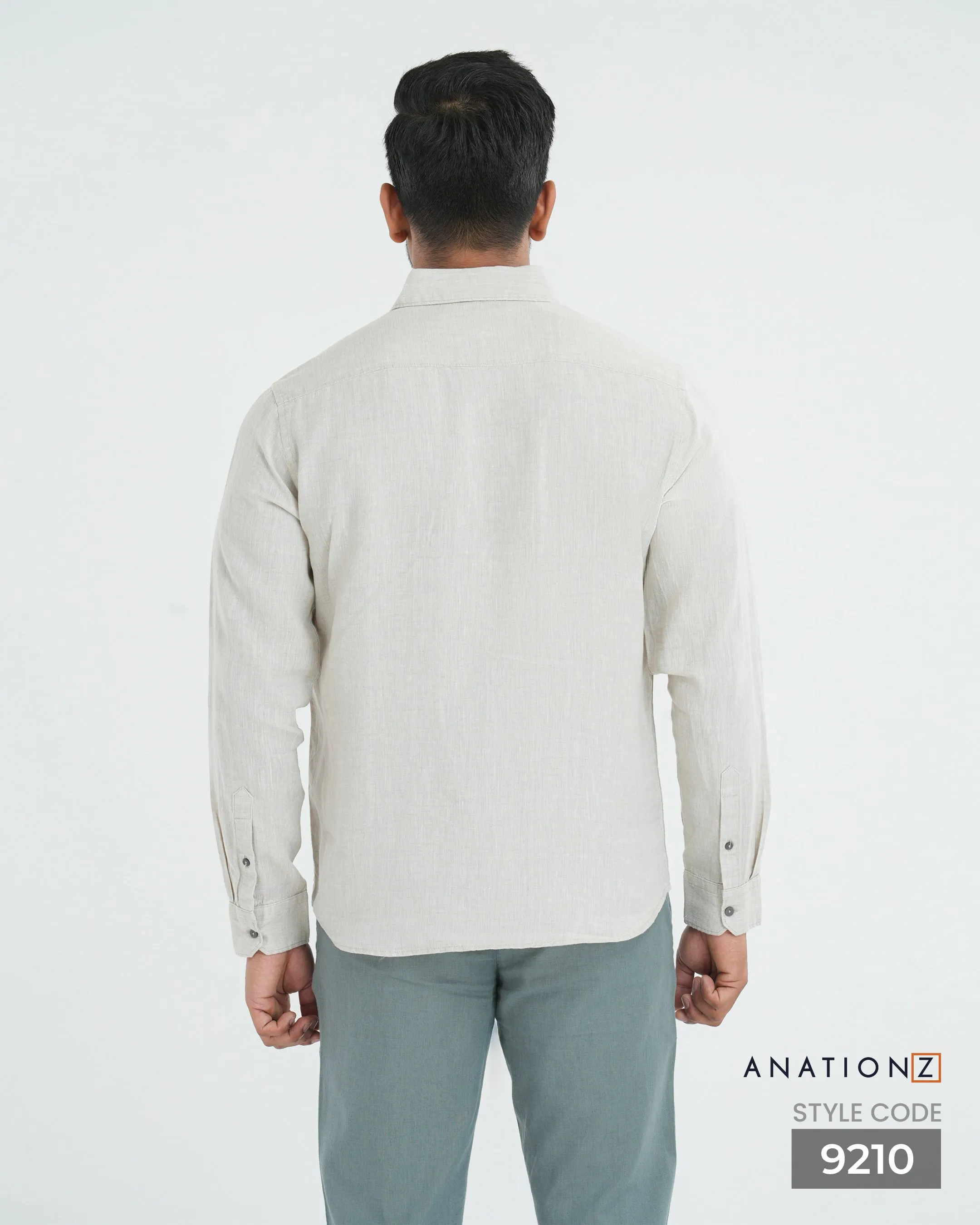 Premium Hemp Long Sleeve Shirt -  Natural