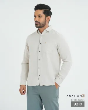 Premium Hemp Long Sleeve Shirt -  Natural