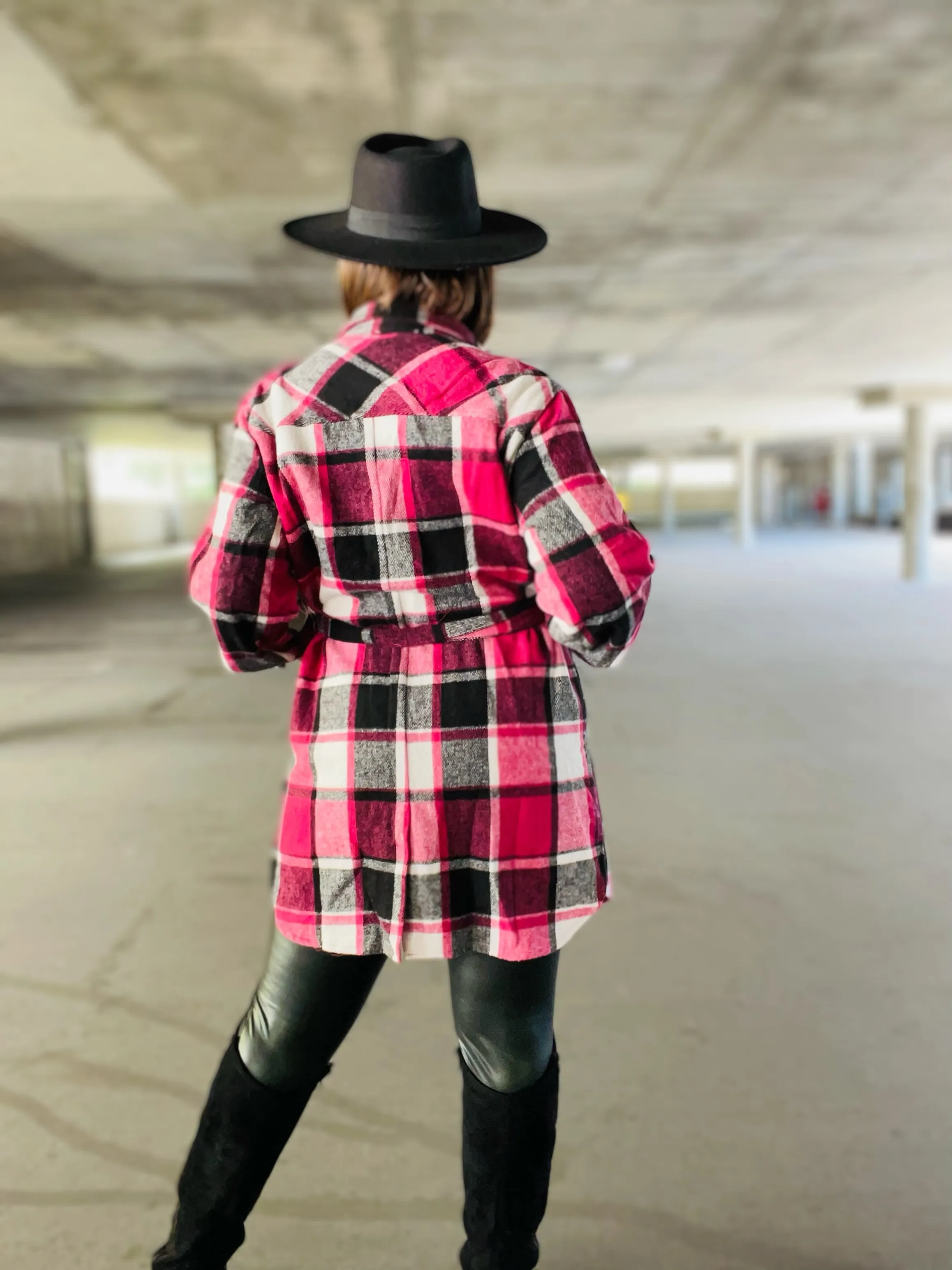 Pretty in Fuchsia Shacket