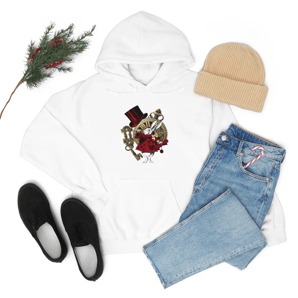 Pullover Hoodies-Alice in Wonderland Gifts 33 Red Series, Gift Idea
