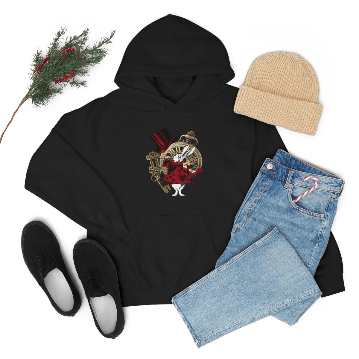 Pullover Hoodies-Alice in Wonderland Gifts 33 Red Series, Gift Idea