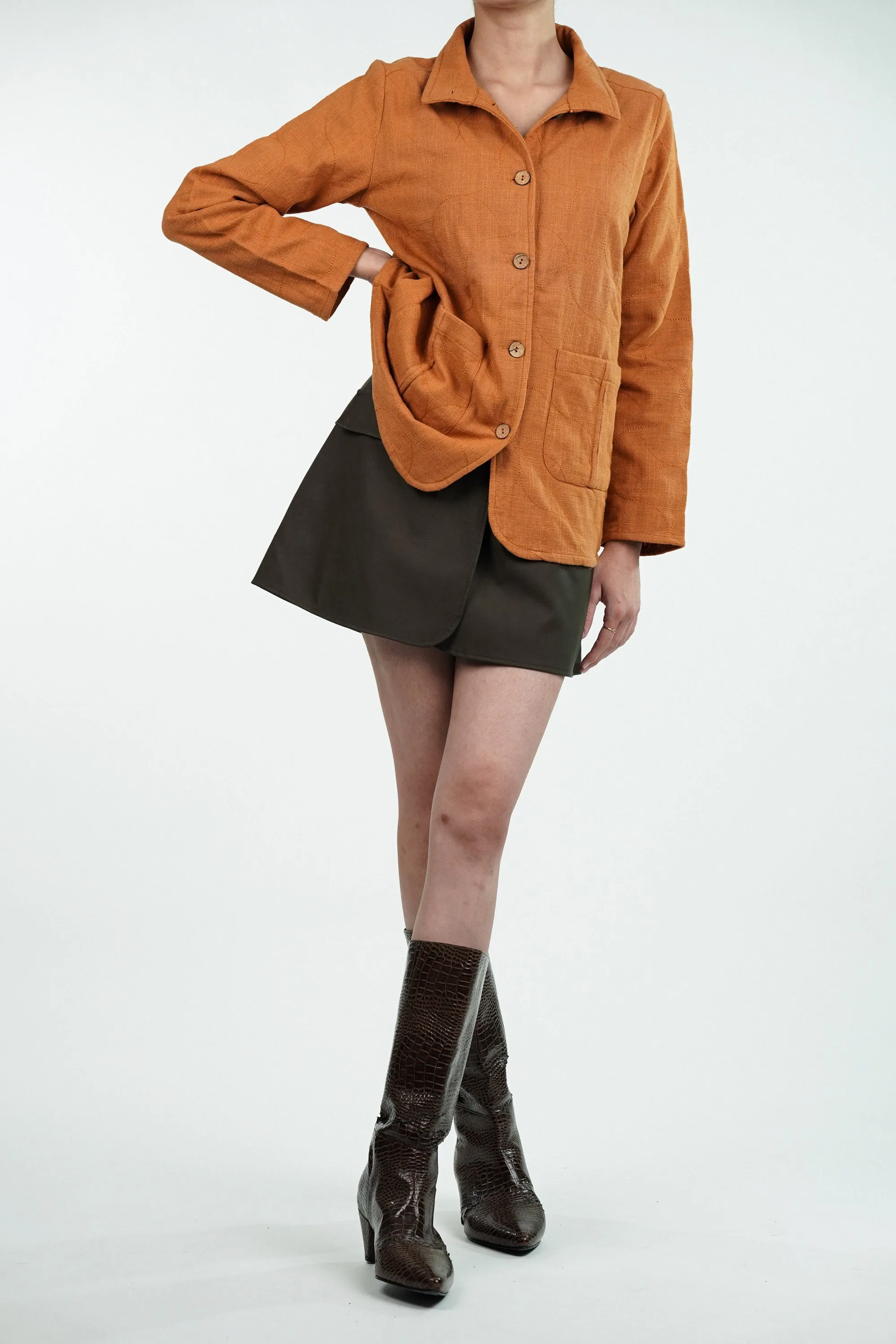 Pumpkin Puff Shacket