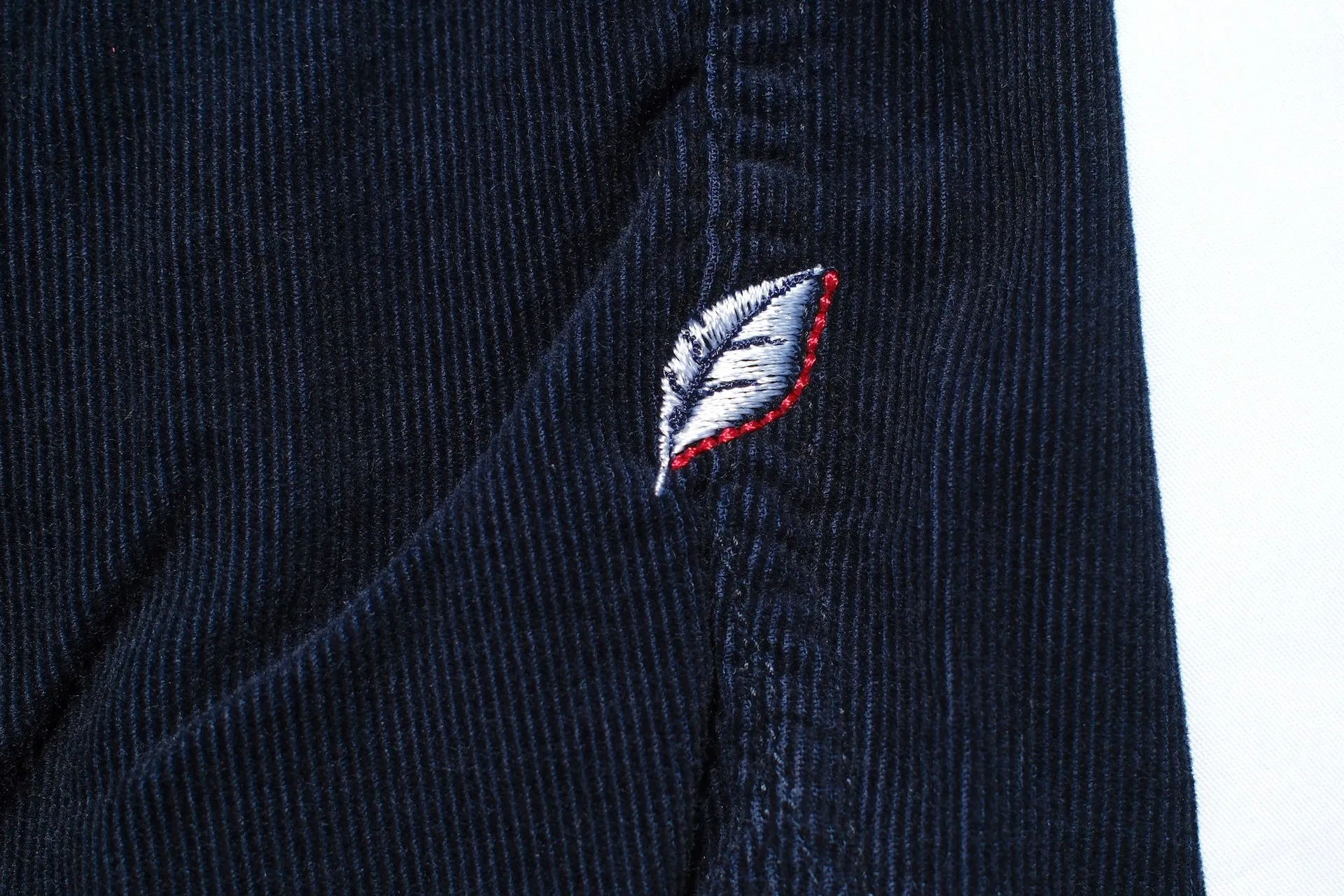 Pure Blue Japan 8oz "Silky-Smooth" Corduroy Western Shirt (Navy)
