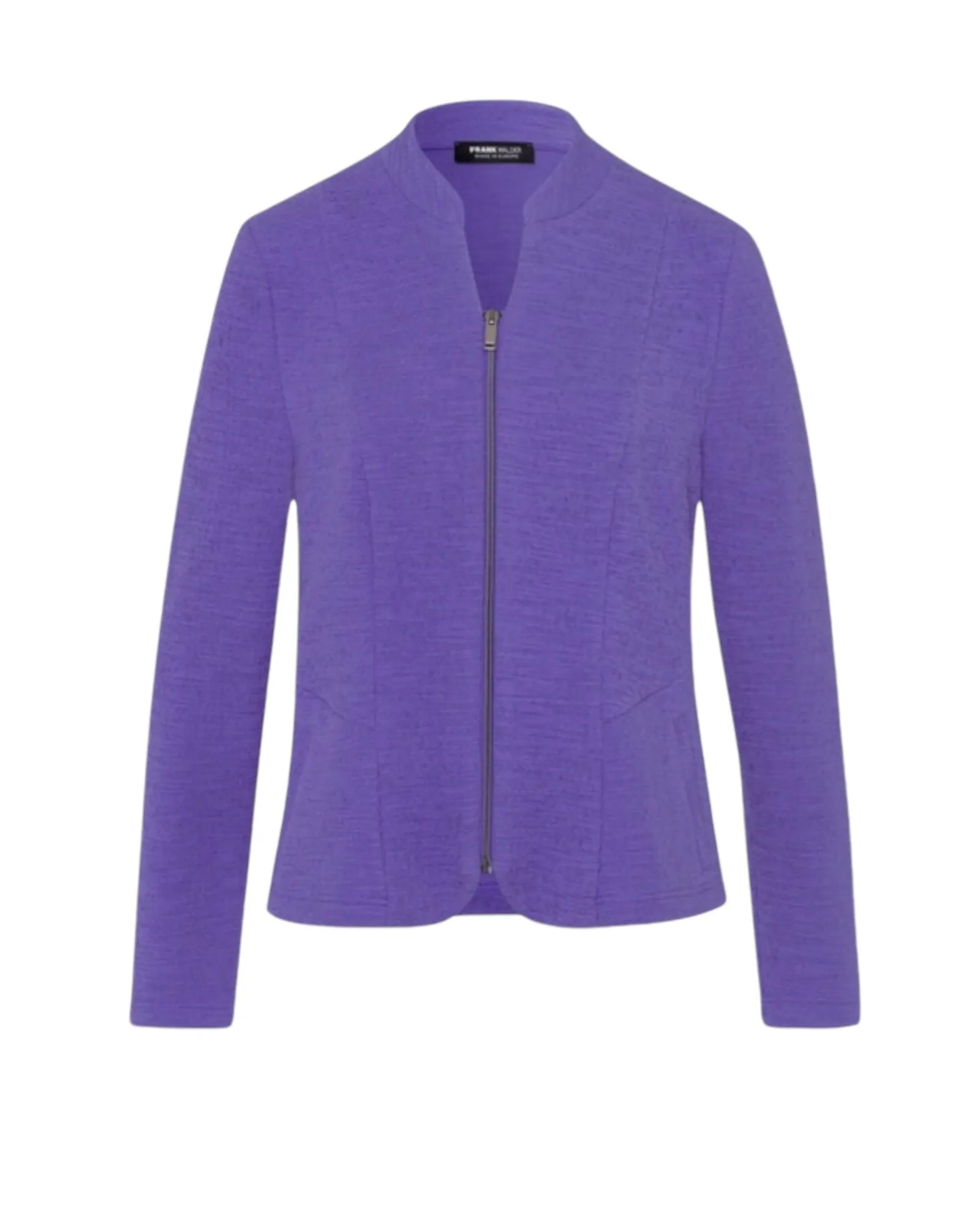 Purple Jacket with Zip and Side Pockets