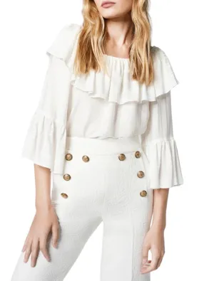 Ruffle Gypset Blouse - SMYTHE