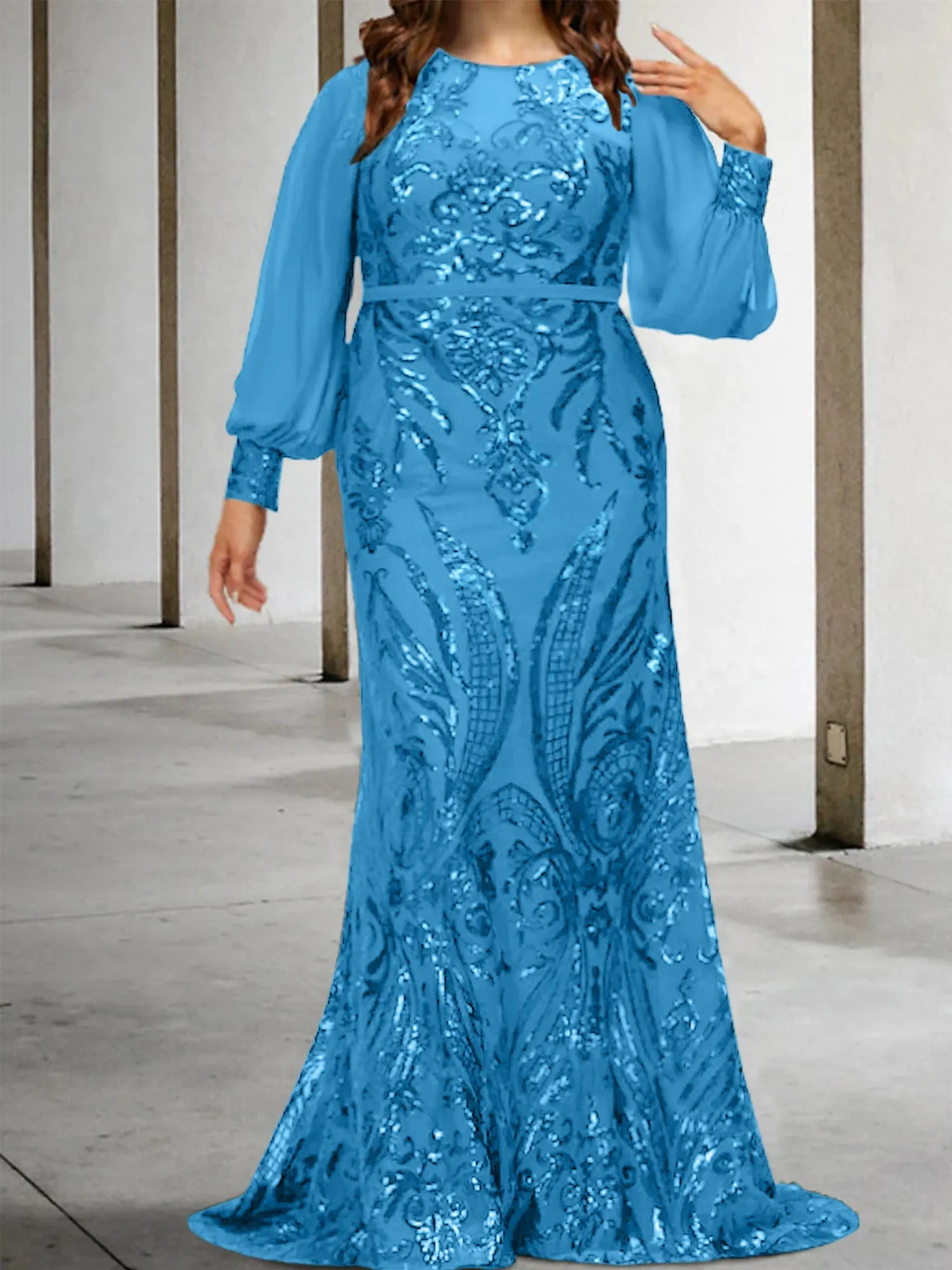 Sheath/Column Mother of the Bride Dresses with Sequins