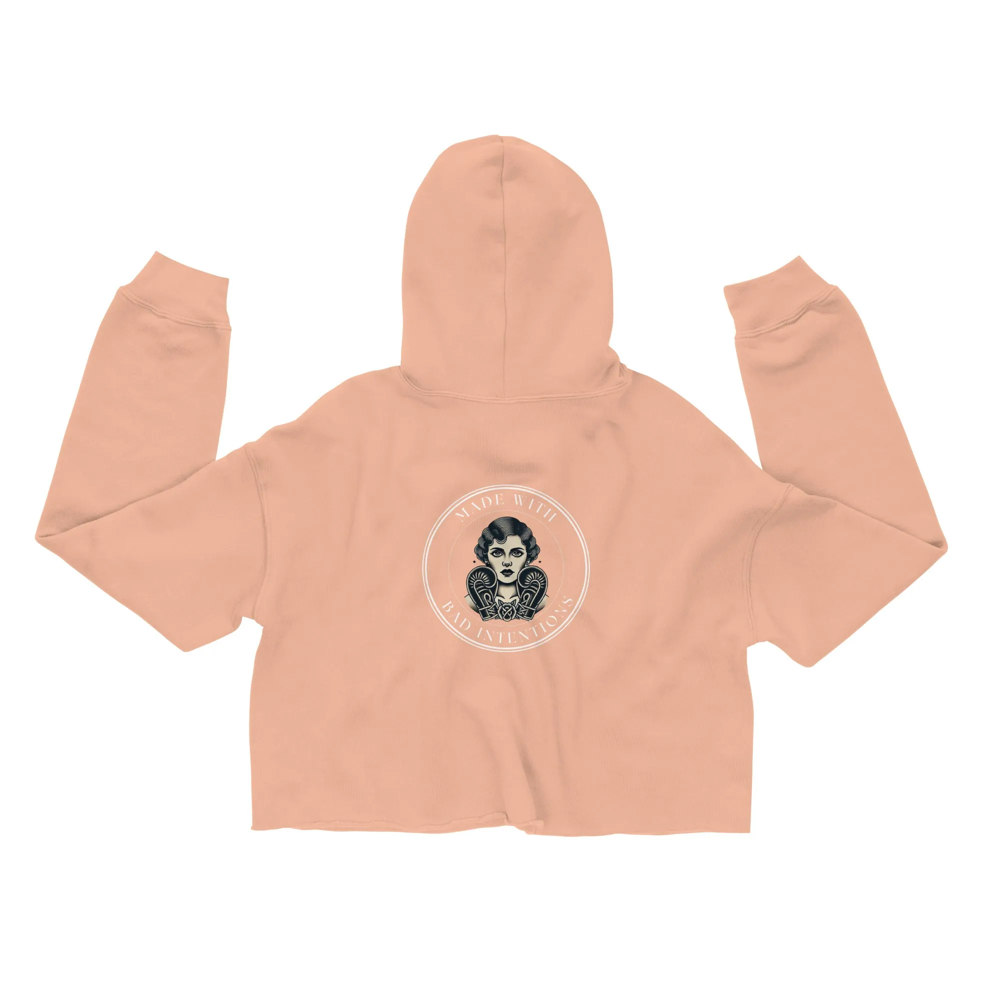 She's a Tattoo Girl, Crop Hoodie