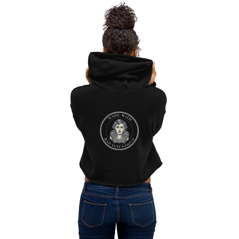 She's a Tattoo Girl, Crop Hoodie