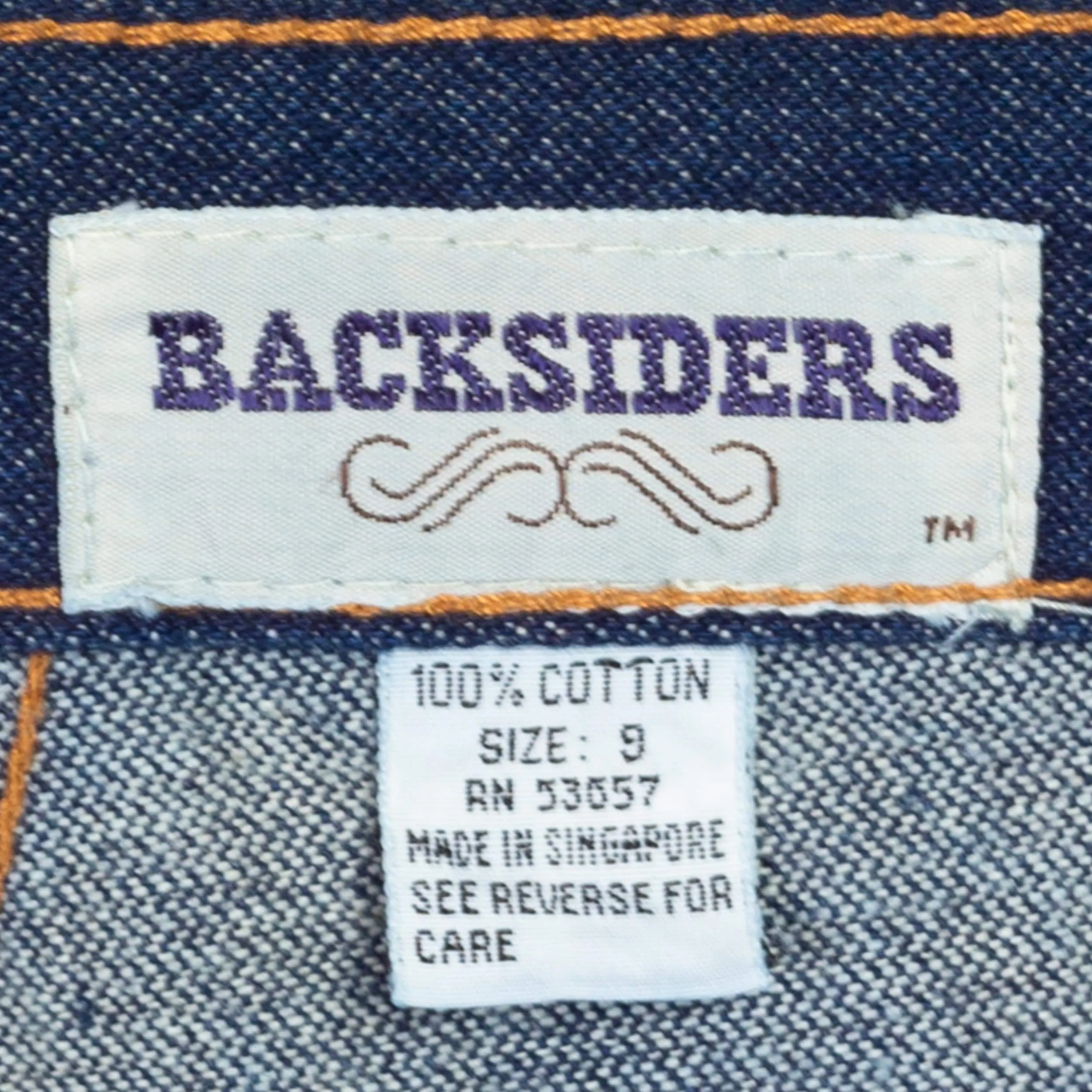 Small 80s Western Dark Wash Yoke Jeans 27"