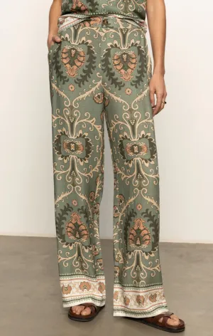 Soft Trouser in Mezzo Sage