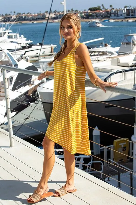 Tank Top High Low Dress