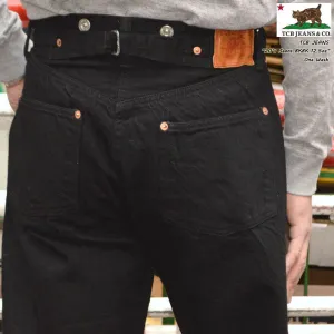TCB jeans "20's Jeans BKBK" 20's BLACK STRAIGHT