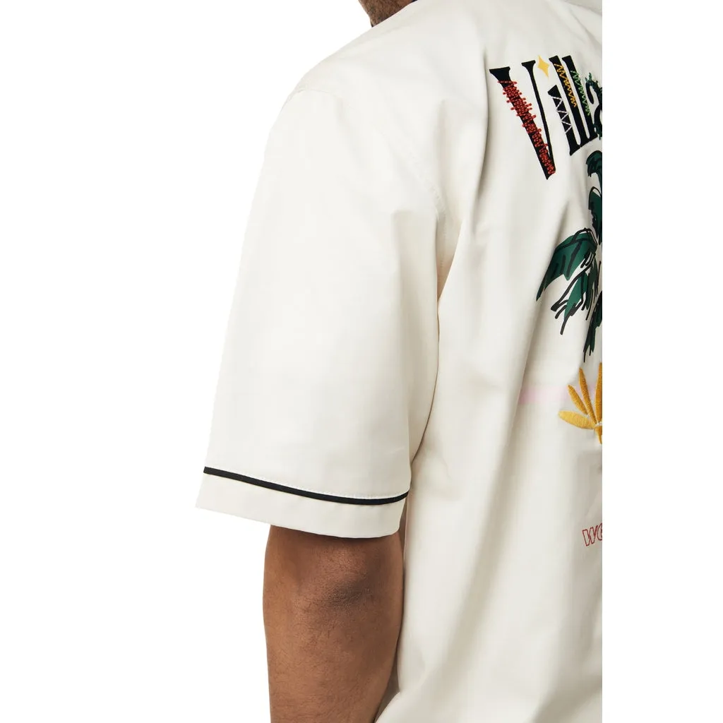 Toucan Resort Polished Twill Shirt - Chalk