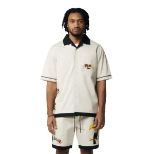 Toucan Resort Polished Twill Shirt - Chalk