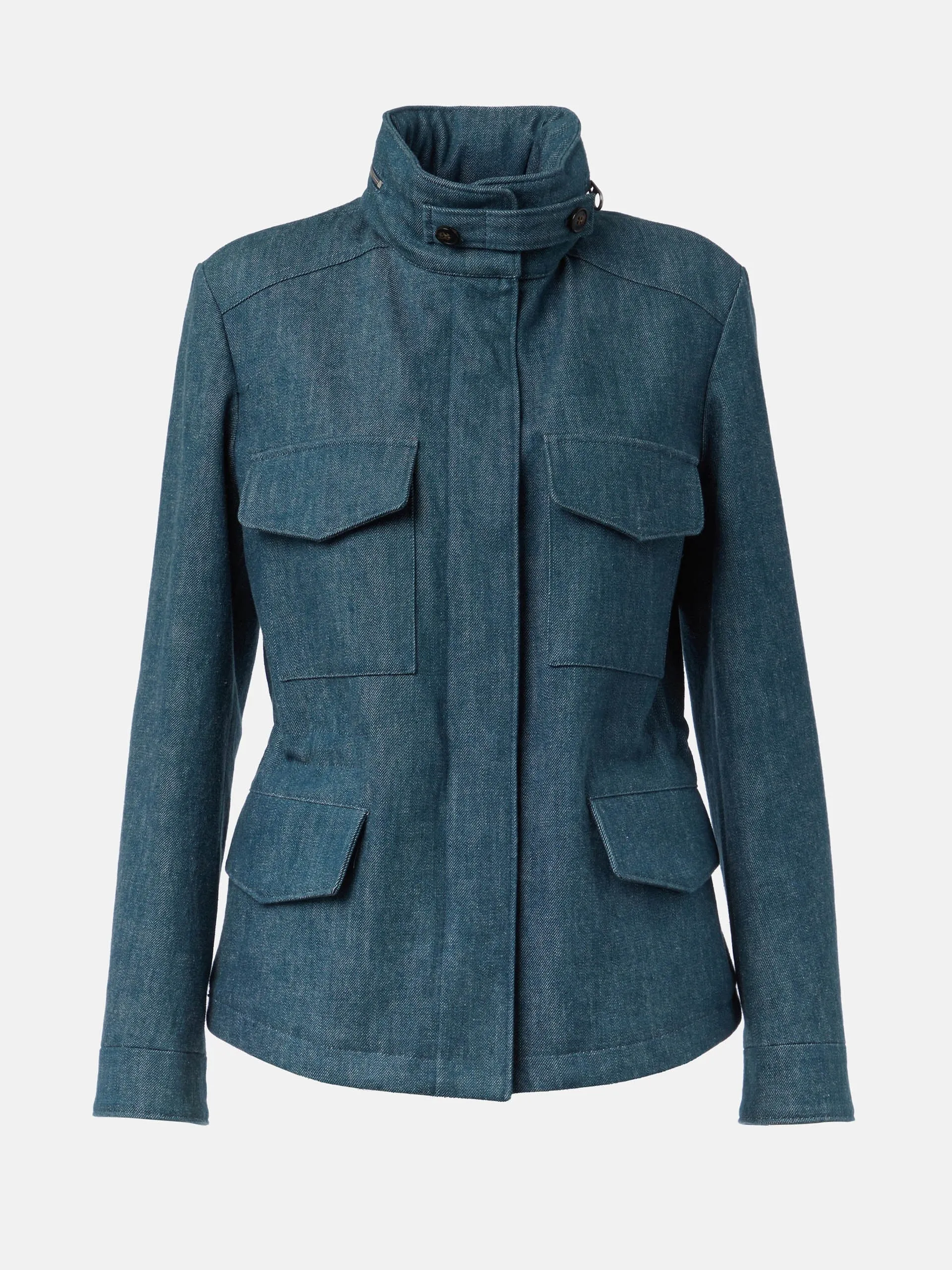 Traveller Mini denim field jacket