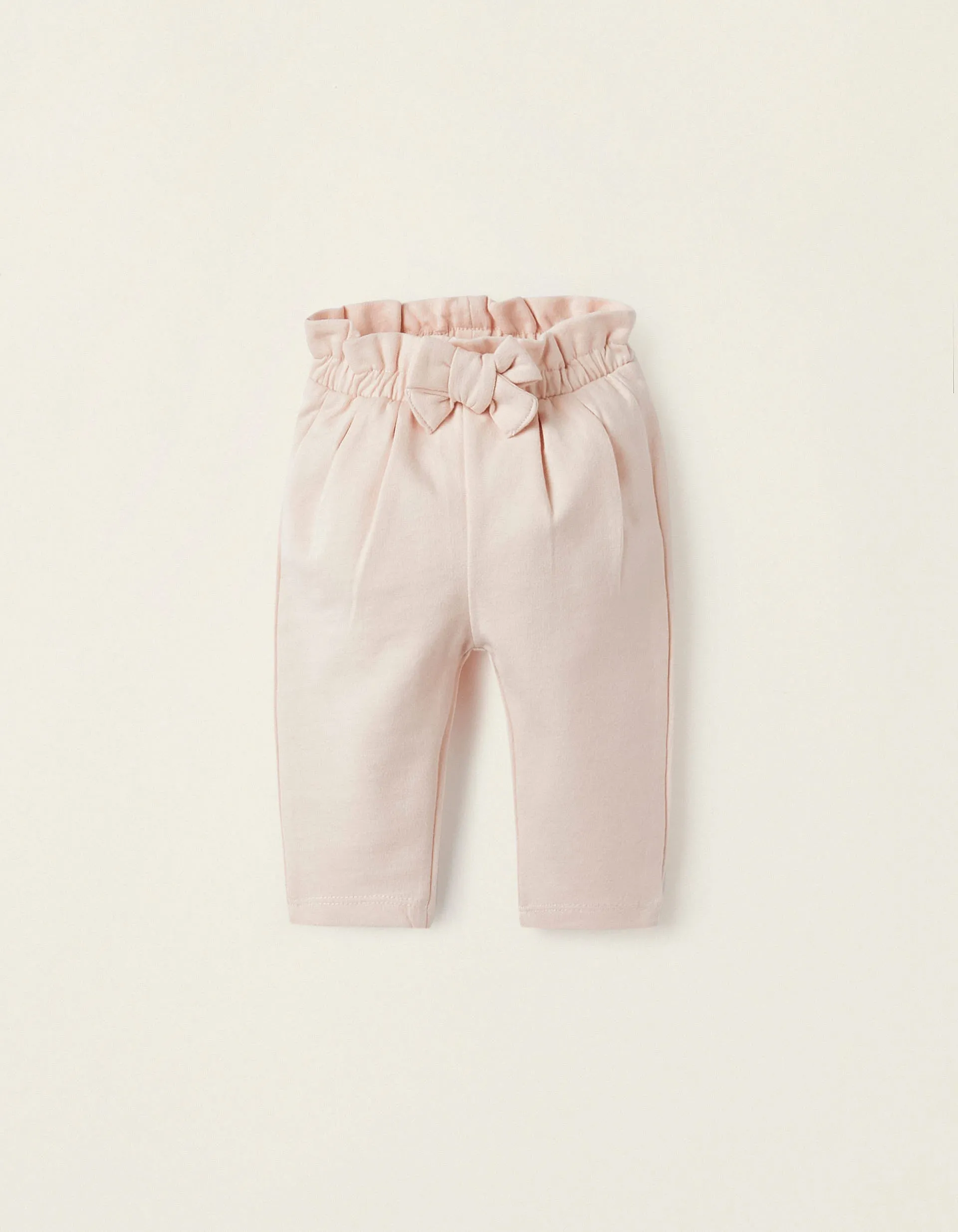 Trousers with decorative Bow for Newborn Baby Girls, Pink