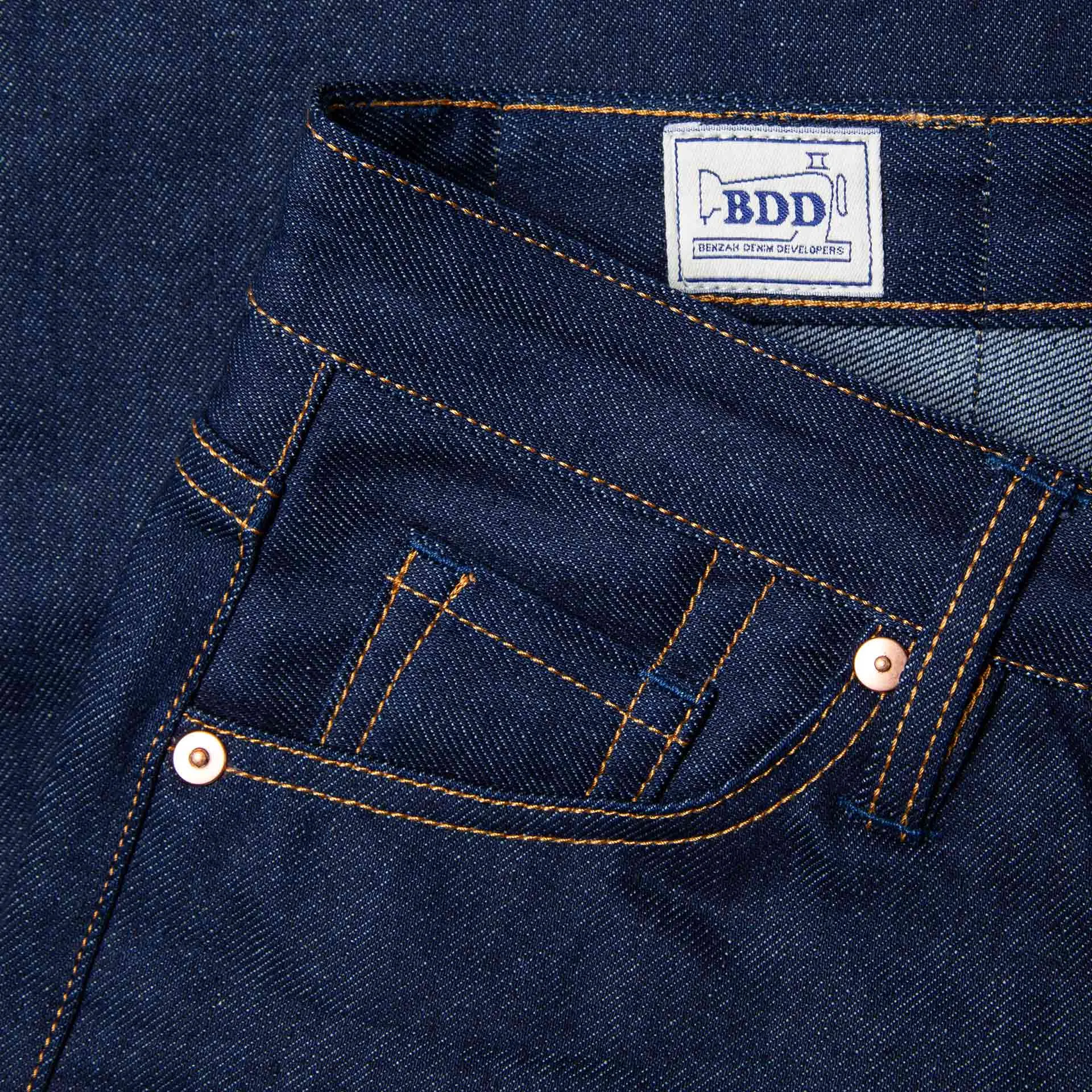 W-01 STRAIGHT 13 oz. indigo eco selvedge