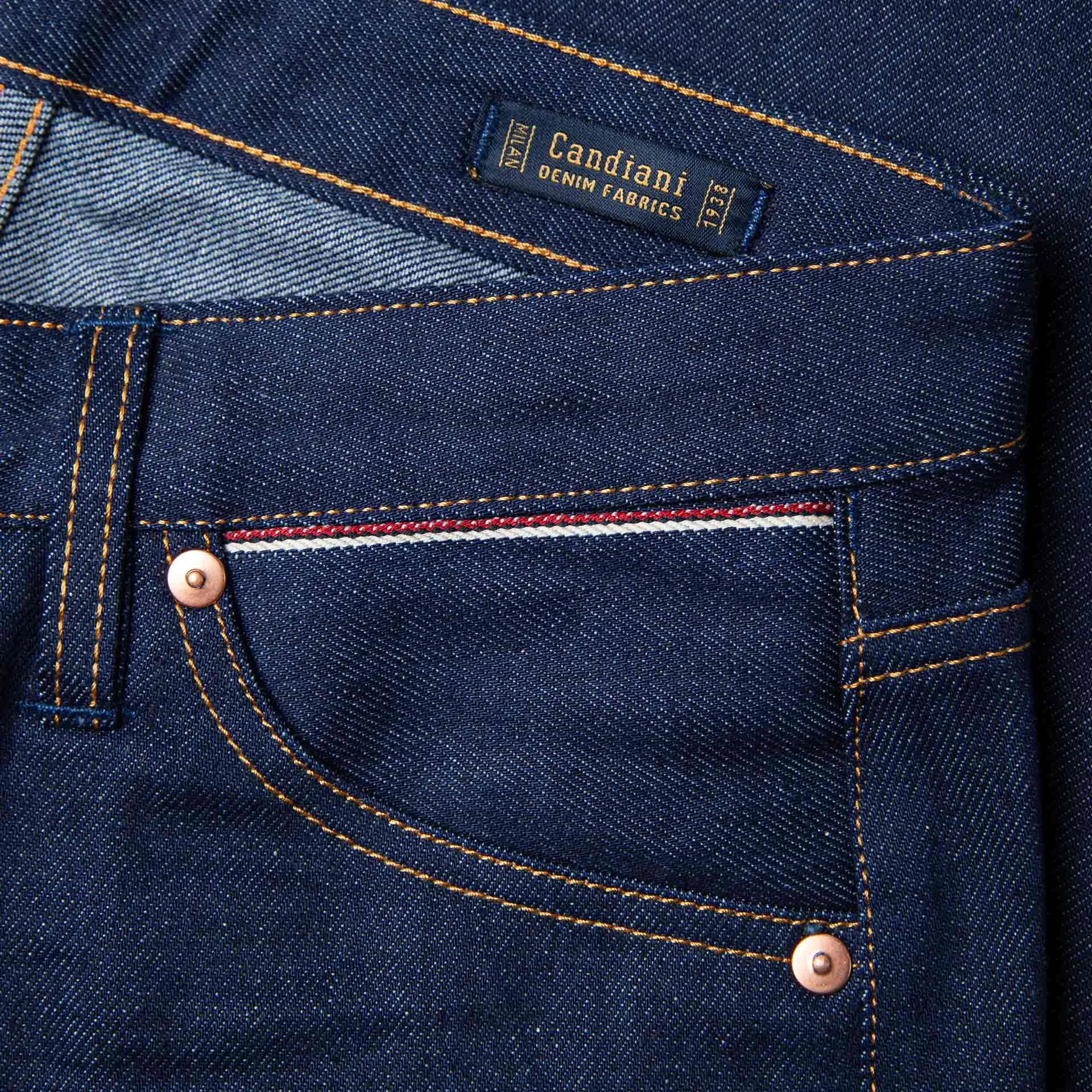 W-01 STRAIGHT 13 oz. indigo eco selvedge