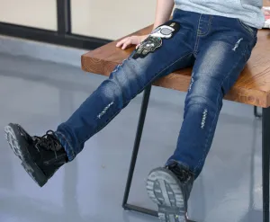 Washed Denim Trouser For Boy's- GlamzLife