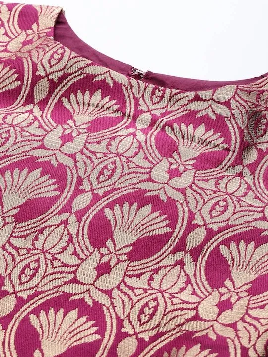 Women Floral Kurta with Trousers