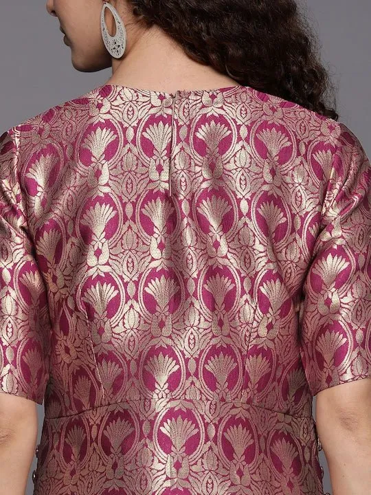 Women Floral Kurta with Trousers