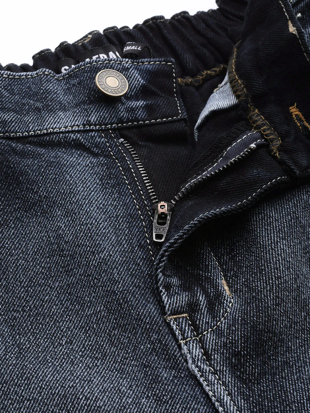Women Navy Washed Street Wear Jogger Jeans