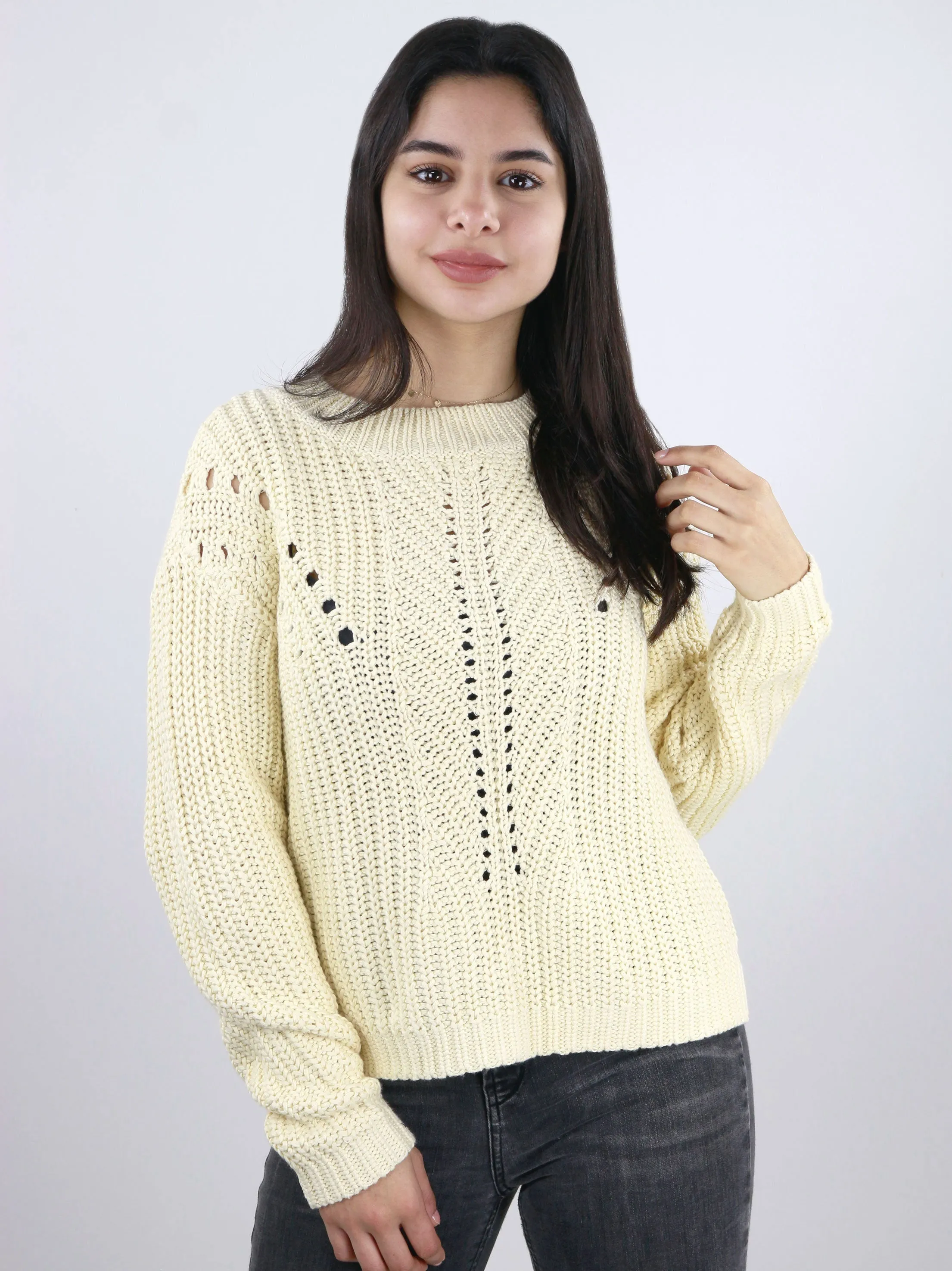 Women's Knitted Sweater,Beige