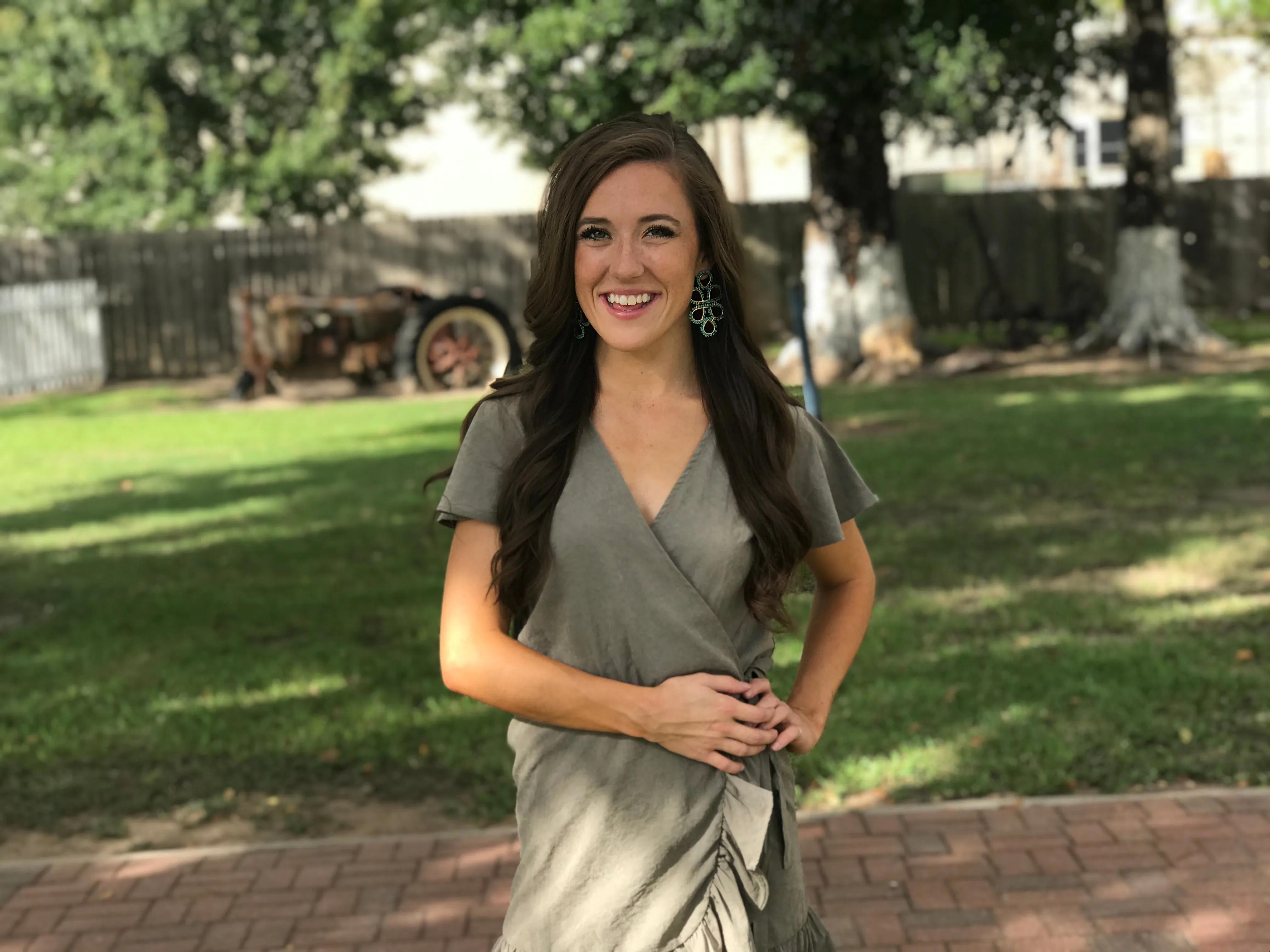 Wrapped Up in You Dress - Grey