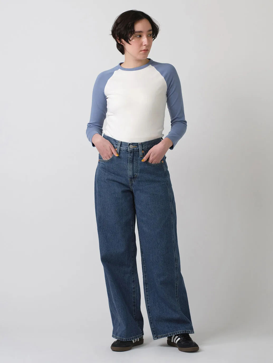 XL STRAIGHT ジーンズ ミディアムインディゴ