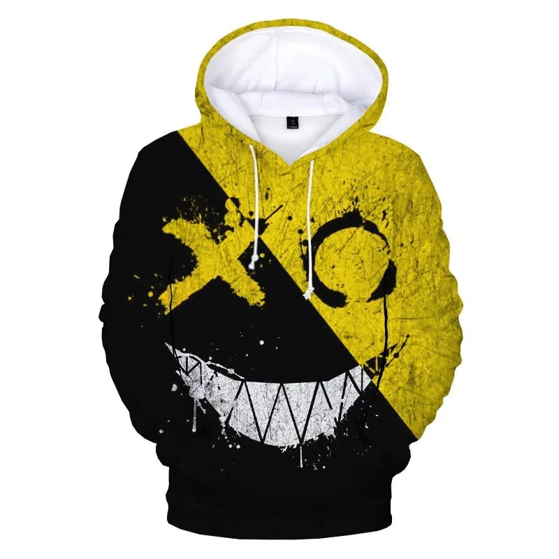 XOXO Devil Smiling Face Hoodie - Funny Graphic Pullover for Men & Women