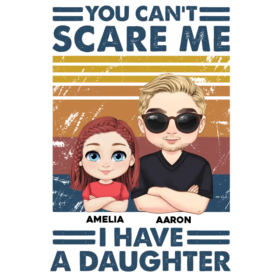 You Can't Scare Me - Personalized Family Sweater